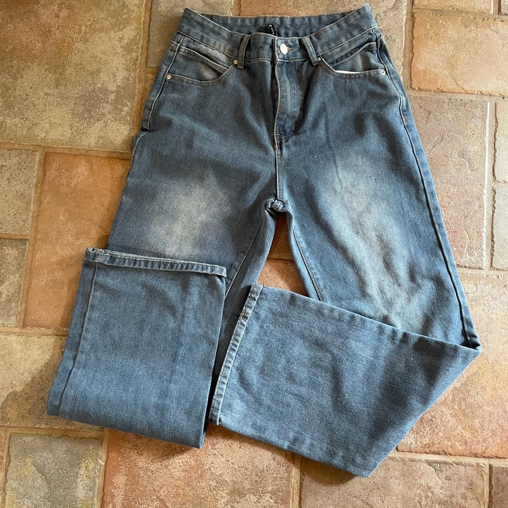 Classic Blue Straight Leg Jeans